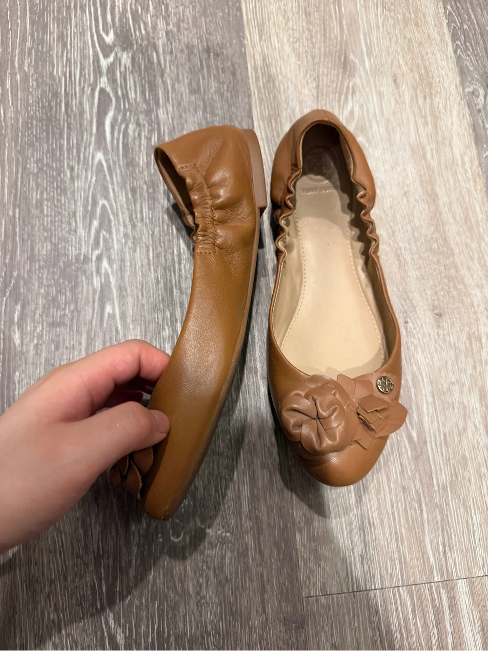 Tory Burch Blossom Ballet Flats - Women size 8